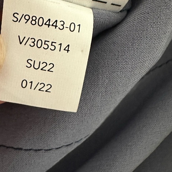 Athleta Wide Leg Crop Pants Women's 4 Tall Blue Lightweight‎ Pockets - Picture 9 of 9